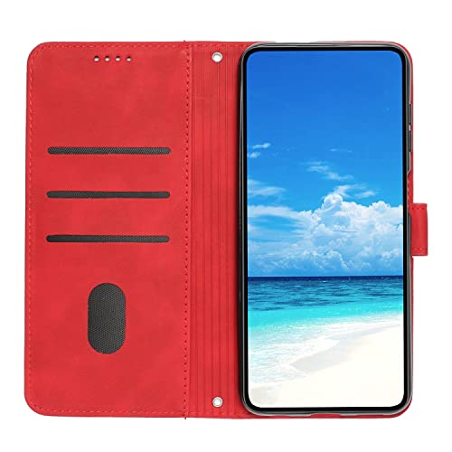 Coque rabat cuir Xiaomi Redmi K70 finition relief premium et porte-carte intégré - 2
