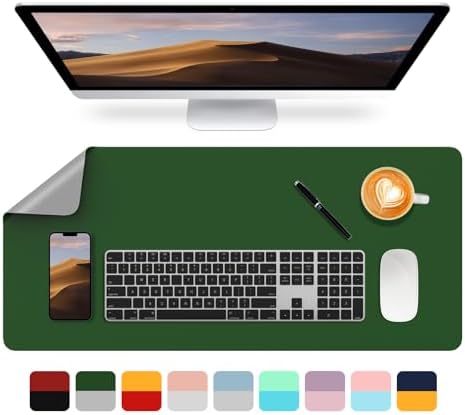 Leather Desk Pad Protector,PU Leather Dual Side