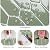 VaryPaper 10 Sheets 12''x12'' Sage Green Long Hexagon Peel and Stick Backsplash for Kitchen Bathroom Waterproof Sticky Vinyl Backsplash Self Adhesive Wall Tiles Back Splash Stick on Tiles for Shower