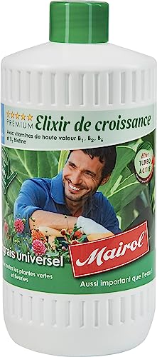 Mairol Elixir de Croissance Engrais Universel Plantes Vertes & Fleuries 1000 ml