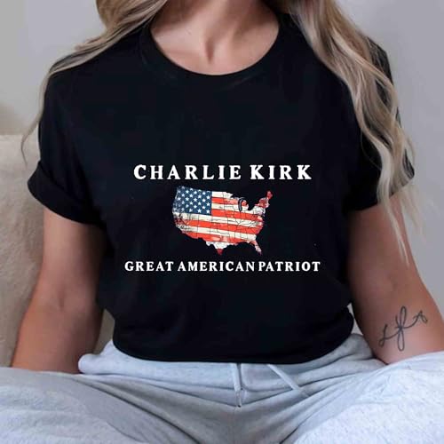 Pray for Charlie Kirk Patriotic Charlie Kirk Faith-Based Political Awareness Top Black Shirt4