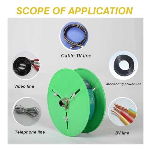 Support de bobine à roulettes pour 6 rouleaux en acier robuste - 5