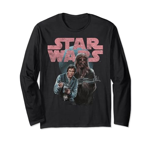T-shirt Star Wars Han And Chewie manches longues pour éviter le froid avec style
