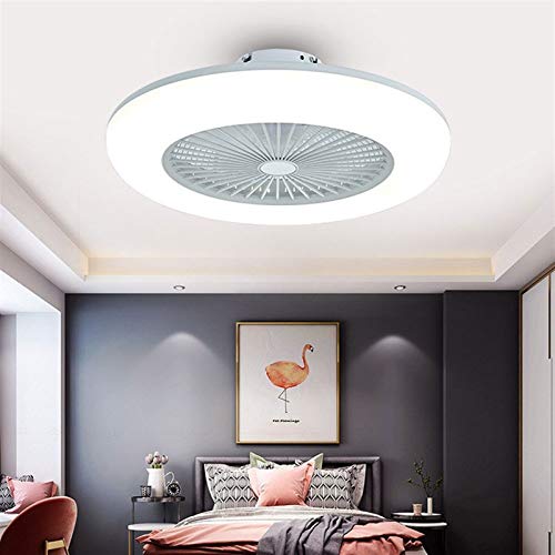 Plafonnier LED avec ventilateur à vitesse réglable et télécommande