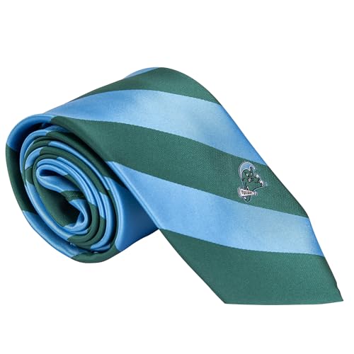 Desert Cactus Tulane University Neck Tie TU Green Wave 100% Polyester Necktie with Logo, Officially Licensed