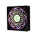120mm RGB Case PC Fans Cooler Fan with Max 1600 RPM Low Noise Cooling Fan Blade LED Lighting Glows Dynamic Multi-Graph Cycle 1 Pack