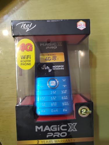 Image of Itel MagicX Pro 4G (Wi-Fi Hotspot Tethering,2500mAh Big Battery) Blue