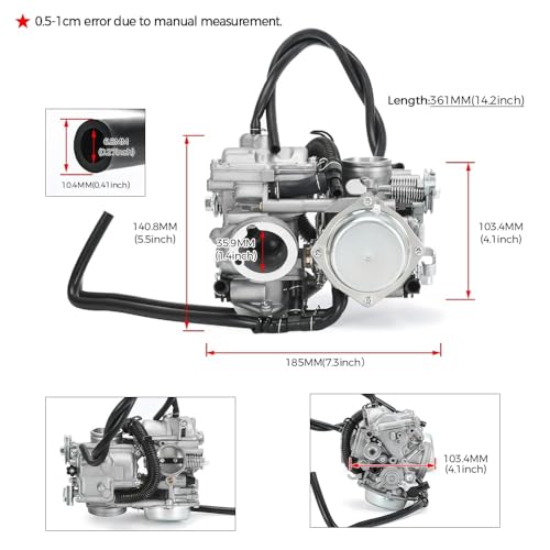 Carburateur double haute précision pour moteurs de rechange VT750C - 4
