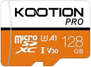 [1-Yrs Free Data Recovery] KOOTION 128GB Micro SD Card, 4K Camera Pro, UHD Video for GoPro, Action Camera, Drone, Smartphone, R/W up to 90/35MB/s MicroSDXC Memory Card UHS-I U3 A1 V30