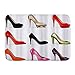 Produktbild CVSANALA Dekorativer Badezimmer Boden Teppich,Farbige High Heels Stall,Badematte rutschfest,75 x 45 cm