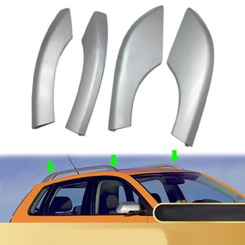 Embouts de Barres de Toit Finition Premium pour VW Polo 2007-2011 Résistant aux Intempéries x4 - 6