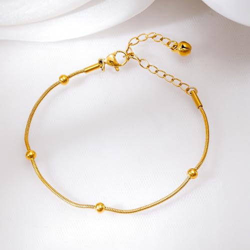 Image of Rubans Demi Fine Stainless Steel Bracelet Waterproof Gift for Women & Girls