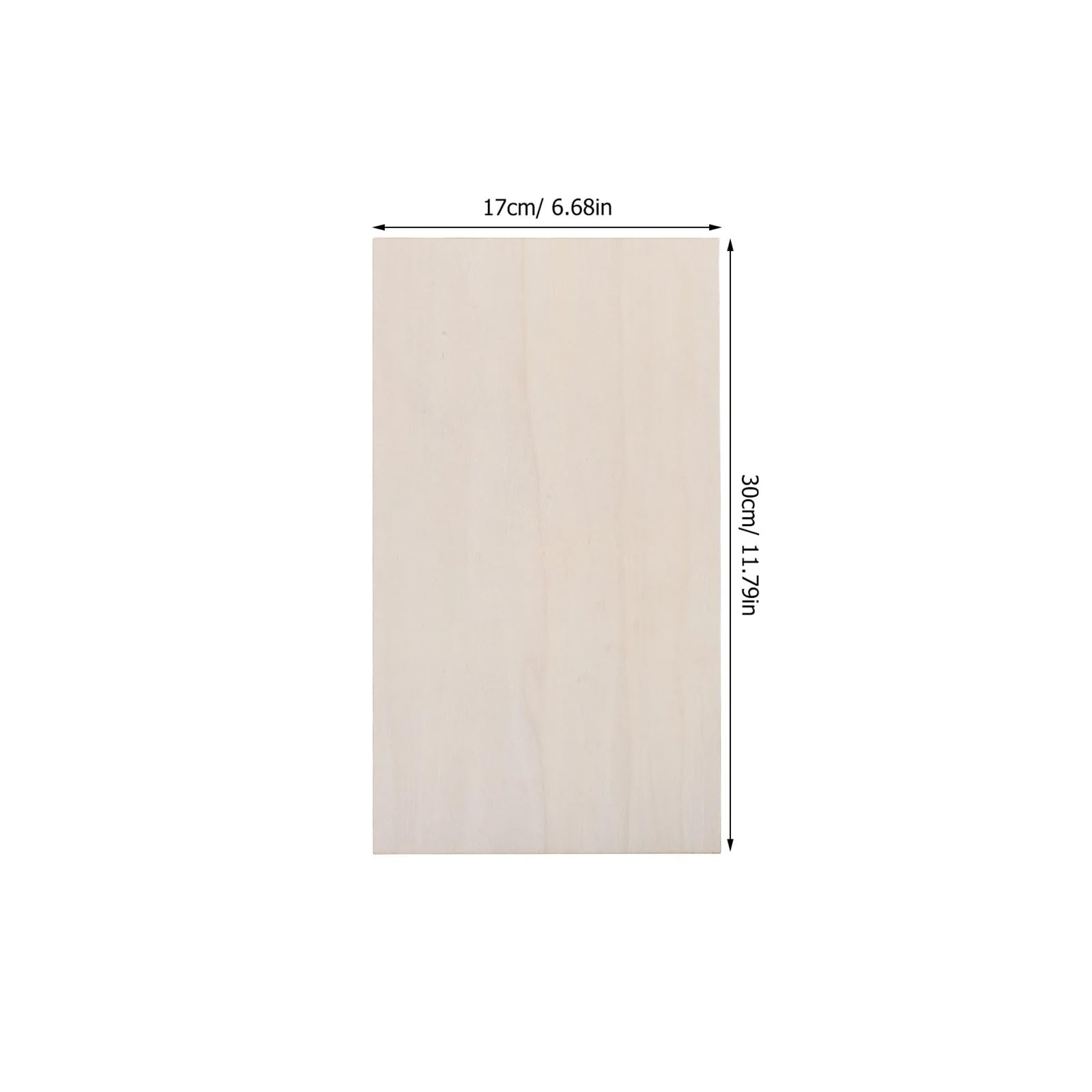 Rzeźba w drewnie, 10 szt. elementów drewna, 170 x 300 x 3 mm, płaskie, niedokończone arkusze sklejki do malowania, rzeźbienia, projektów DIY, drewno lipowe, deska kreślarska, drewno, drewniane