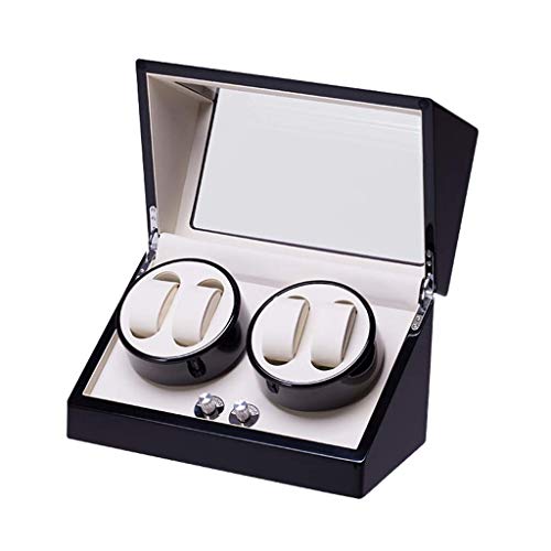 CAPXXIN Bobinadoras de reloj Caja de reloj Caja de reloj Shake Dispositivo de mesa Motor silencioso Automático 4+0 Caja de carga Mecánica Reloj Enrollador de relojes