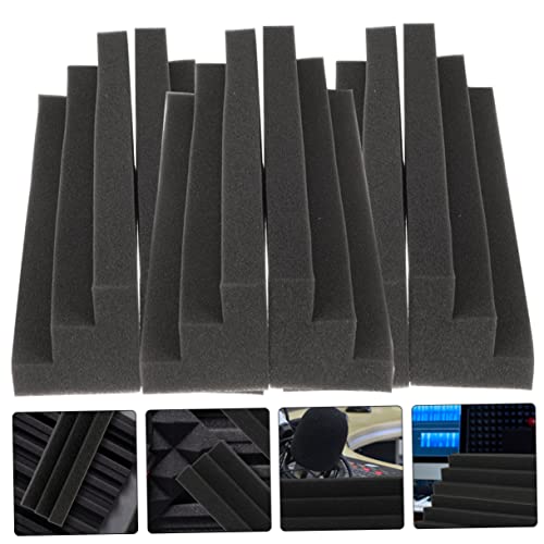 Paneles acústicos absorbentes de sonido de esquina trapezoidales, paquete de 6 piezas miniatura 4