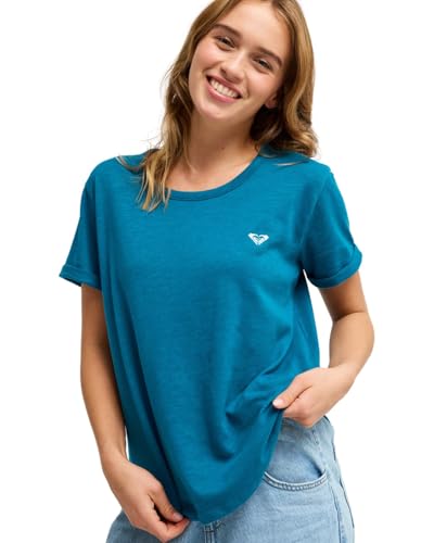 T-shirt Roxy oceanwave emby aux finitions soignées et coupe regular pour femme