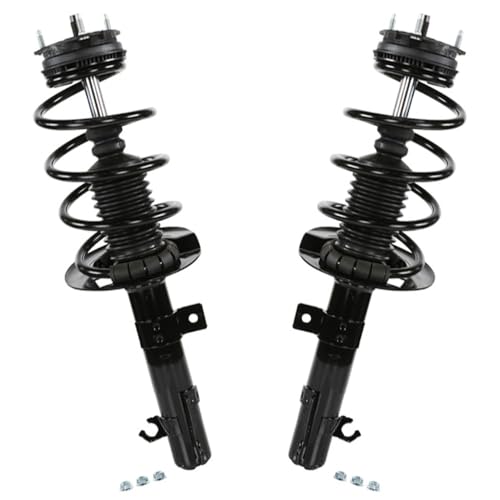 Image of Detroit Axle - Front End 10pc Suspension Kit for 2008 Ford Focus, 2 Lower Control Arms w /Ball Joints, 2 Ready Struts, 4 Inner & Outer Tie Rods, 2 Sway Bar Links, Replacement