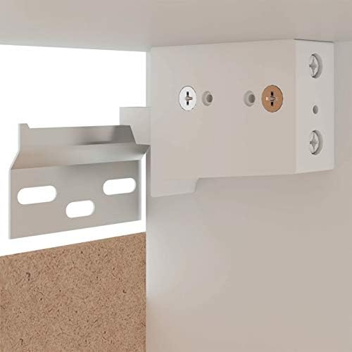 Goliraya Hanging Cabinet Kitchen Cabinet Storage Unite White 60x31x40 cm Chipboard