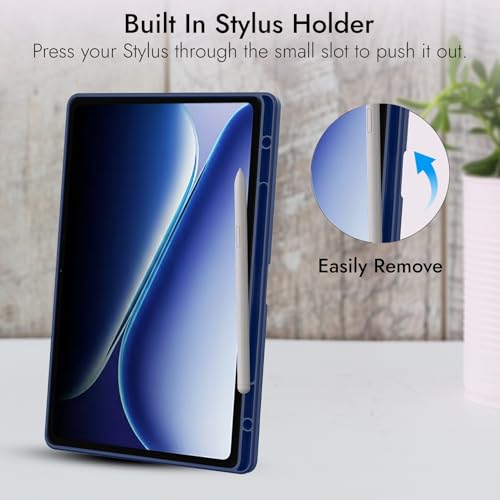 Image of Robustrion Cover for OnePlus Pad Go 2 12.1 inch Cover Case with Pencil Holder, Trifold Cover Case for OnePlus Pad Go 2 Tablet Cover [Auto Sleep Wake Support] - Night