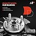 A-Premium Front Left Steering Knuckle & Wheel Bearing Hub Assembly Compatible with Hyundai Accent 2006-2011 & Kia Rio Rio5 2006-2009, Driver Side