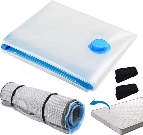 Vakuumbeutel für Matratzen, 240x130cm Aufbewahrungsbeutel für Matratze, Vakuum Kompressionsbeutel, Große