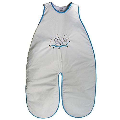 Modulit saco desenfundable verano/invierno con piernas 'búhos' azul Talla:6-24 mois (90cm)