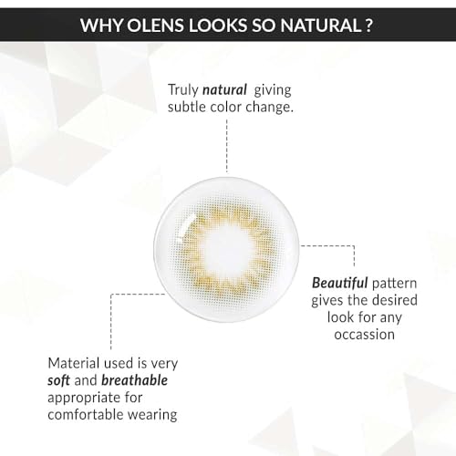 Image of OLENS Monthly Color Contact Lens - 1Month Coloured Contact Lens (Monthly Disposable / 2Pcs), Scandi Grey