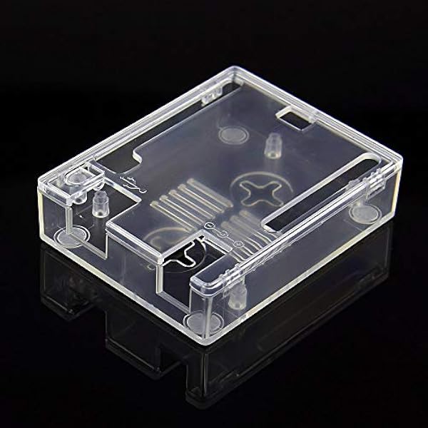 Geekworm UNO R3 ABS Case for Arduino UNO R3 UNO WiFi REV2 UNO REV3 UNO R4 Minima UNO R4 WiFi - Transparent