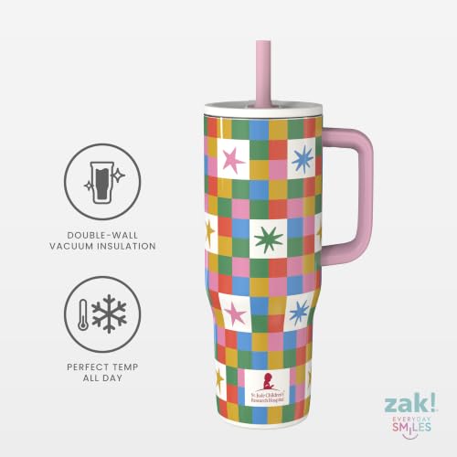 Image of Zak Designs 30oz Insulated Stainless Steel Tumbler Benefiting St. Jude