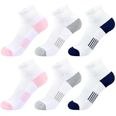 6 Pairs, 2grey+2navy+2pink
