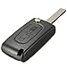 WZhen Fernbedienung S. Id46 2 Tasten 433Mhz Transponder Chip Für Peugeot 207 307 308 407