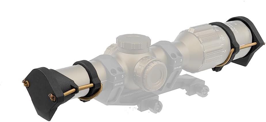 Scope Lens Covers with Killflash – Quick-Detach Front & Rear Scope Caps for Hunting & Tactical Optics, Multiple (30mm / 34mm)