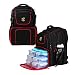 Produktbild 519 Fitness Mahlzeiten-Rucksack, isolierter Bodybuilding-Lunch-Rucksack mit Computerfach für Männer und Frauen zum Wandern/Picknick, inklusive 6 auslaufsicheren Mahlzeitenbehältern, 2 Kühlakkus und