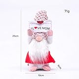 kuggty 2Pcs Mother's Day Gonk Decorations, Handmade Tulip Gonks Faceless Dwarf Doll Gifts for Him Her, Elf Figure Tabletops Gnomes Ornament Valentines Day for Mother Daughter Boyfriend Gifts - Image 7