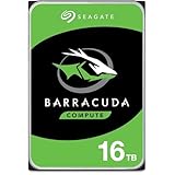 【Amazon.co.jp限定】 Seagate BarraCuda 3.5インチ 16TB 内蔵 ハードディスク HDD PC 2年保証 6Gb/s 512MB 7200rpm 正規代理店品 ST16000DM001/EC