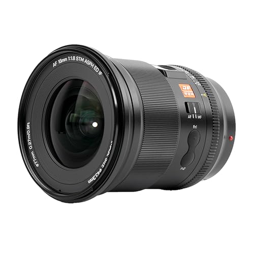 Image of VILTROX 16mm f /1.8 FE Full Frame Lens for Sony E-Mount, Auto Focus Large Aperture Wide-Angle Lens with Built-in LCD Screen Compatible with Sony E-Mount Cameras a6100 a7 a7C a7III a7RIII a7RIV a7RV a9