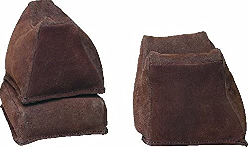 The Outdoor Connection Filled Leather 3-Piece Set Bench Rest Bag, Tan