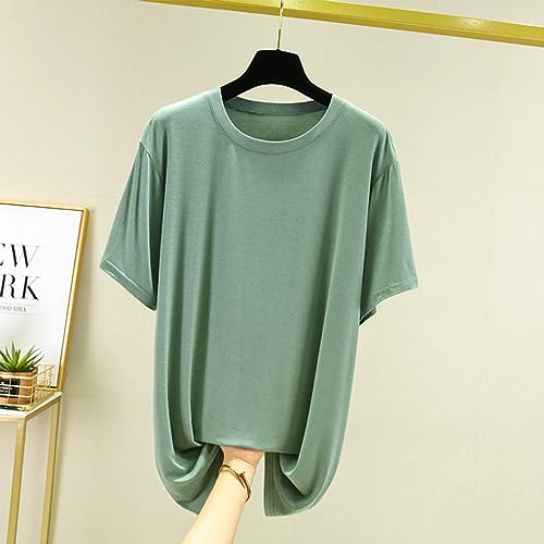 2-Piece Mens Crew Neck Shorts Pajama Sets Summer Short Sleeve Shorts Pjs Set with Henley Top Lounge Set 4XL-6XL3