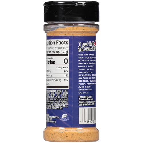 Image of Frank's RedHot Buffalo Ranch Seasoning Blend, 4.75 oz (Pack of 6)