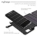 myCharge Solar Charger Portable Power Bank - PowerFold 8000 mAh Internal Battery Rugged Dual USB Battery Pack for Camping, Outdoors Accessories, Cell Phones for Apple iPhone, iPad & Android