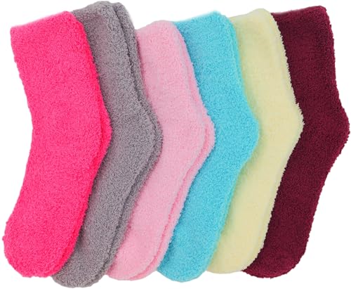 Image of ToBeInStyle Women's Pack of 6 Assorted Style Winter Socks