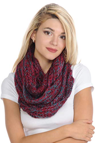 Adult Chunky Scarf for Women Circle Loop Infinity Scarves for Woman