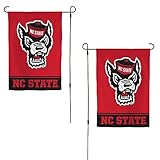 Desert Cactus North Carolina State University NCSU Garden Flag – 19 x 12 Inch Carolina Wolfpack Banner, for Outdoor Display and Events (Design A)