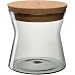 Produktbild LEONARDO HOME FORMA X Dose  1 Stück  Vorratsdose mit Korkdeckel  moderne Dose  luftdichter Behälter  stilvoll  Aufbewahrungsdose mit weiter Öffnung  elegante Optik  Höhe 16 cm  grau  055235