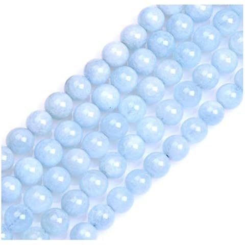 Adabele 4mm Natural Aquamarine Gemstone Beads Cover