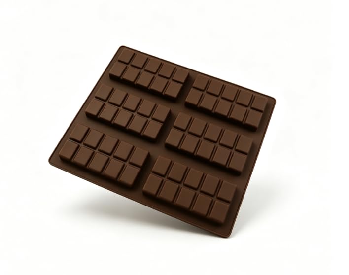 6 Cell 5 Silicone Chocolate Bar Mould