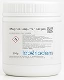 laborladen.de 250g Magnesiumpulver <40µm – Labor, Survival, Sport