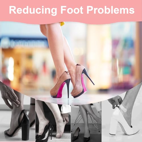 Image of 2 Pair Insoles for Heels, High Heel Shoe Gel Insoles Women, Comfort Pads, Inner Soles for Women Shoes Sandals