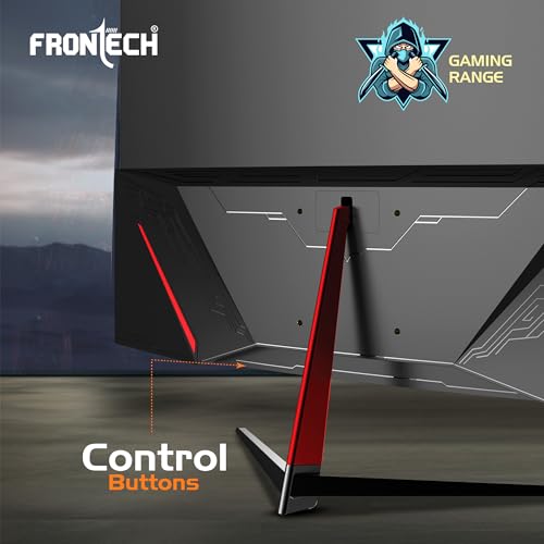 Image of FRONTECH Gaming 32 Inch Curved LED Monitor| Refresh Rate 200Hz, VA Panel, 1800R Curve | Full HD 1080p, Bezel Less Design | HDMI & DP Ports (MON-0076)