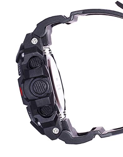 SELLORIA-Silicone-Digital-Watch-Shockproof-Multi-Functional-Automatic-Black-Color-Strap-Waterproof-Digital-Sports-Watch-for-Mens-Kids-Watch-for-Boys-Men-Pack-of-1-Water-Resistance
